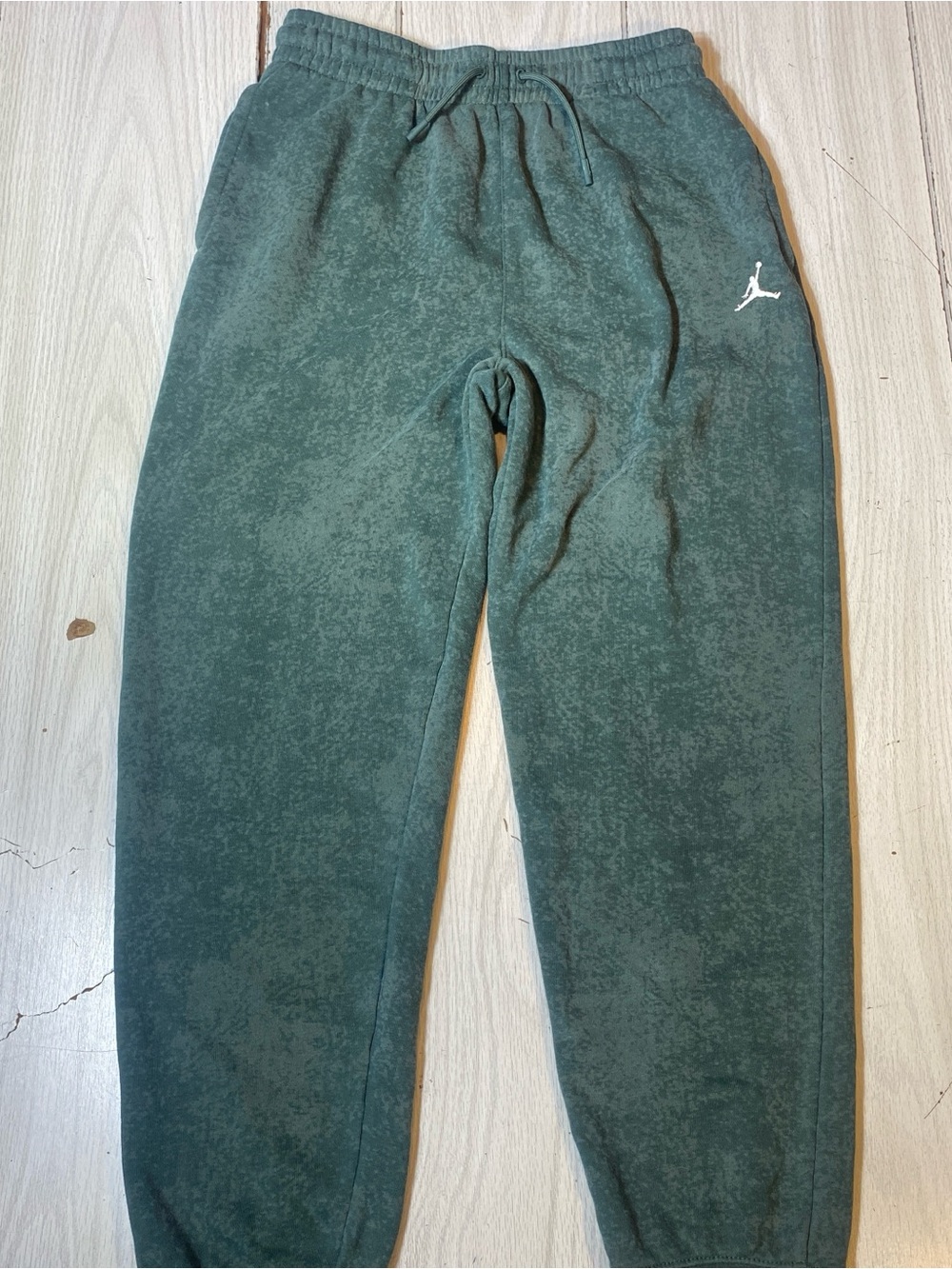 Nike Jordan Youth Boys Green Mineral Acid Wash Jogger Sweatpants Size L NWOT!